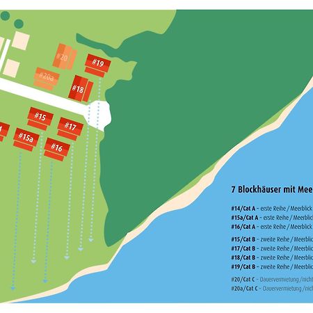 Blockhausferien Ruegen - Meerblick Sassnitz Exterior foto